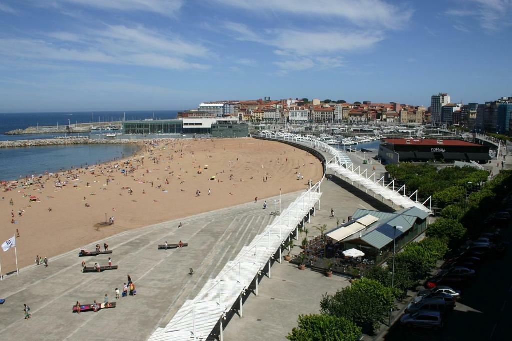 Primera Linea Playa+Parking Gratis Gijón Exteriér fotografie