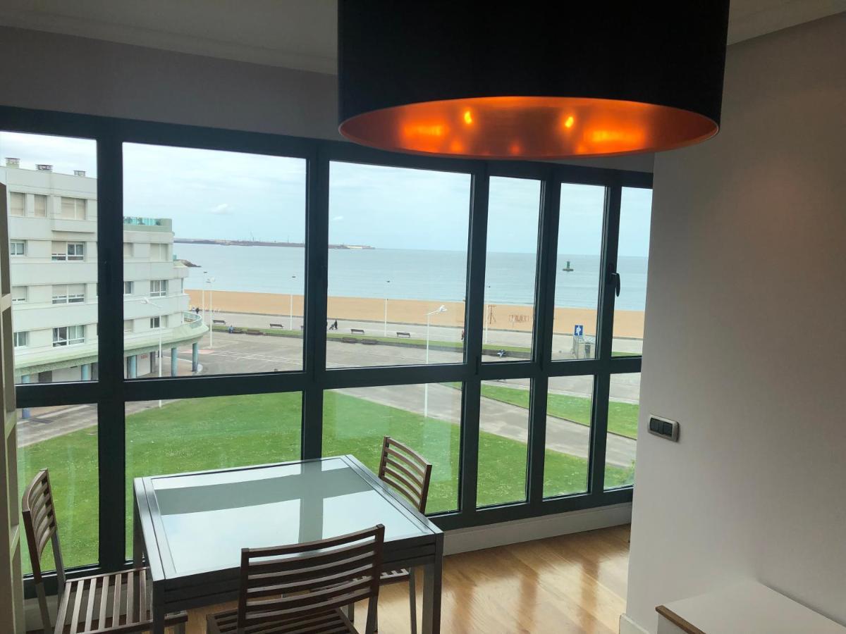Primera Linea Playa+Parking Gratis Gijón Exteriér fotografie